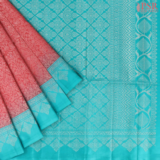 Desire Red Soft Silk Saree