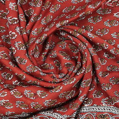 Red Modal Silk Saree