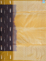 Dark Brown Soft Art Silk Saree