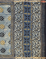 Dusty Blue Jaipur Cotton Printed Saree