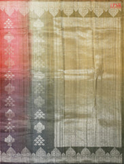 Dark Hued Multicolor Kadhi Tussar Silk Saree