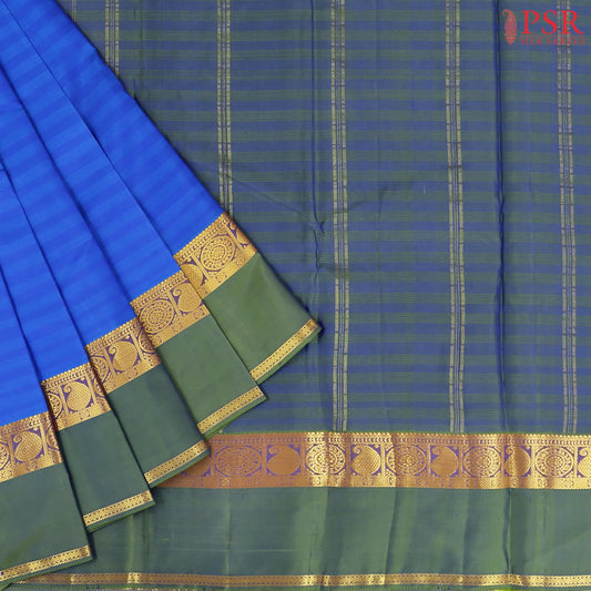Royal Blue Arani Silk Saree