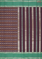 Brown Kalakshetra Kovai Cotton Saree