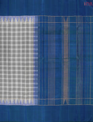 Off White Kanchipuram Silk Saree