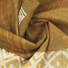 Dark Mustard Yellow Kota Saree