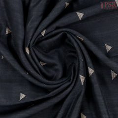 Black Banaras Jute Silk Saree