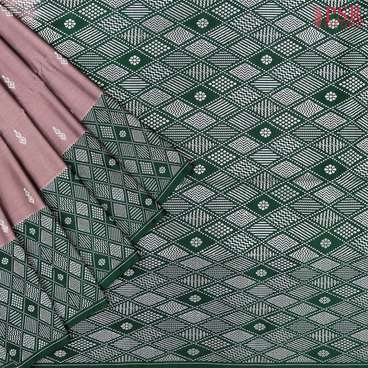 Dark Rose Mauve Soft Art Silk Saree