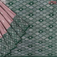 Dark Rose Mauve Soft Art Silk Saree