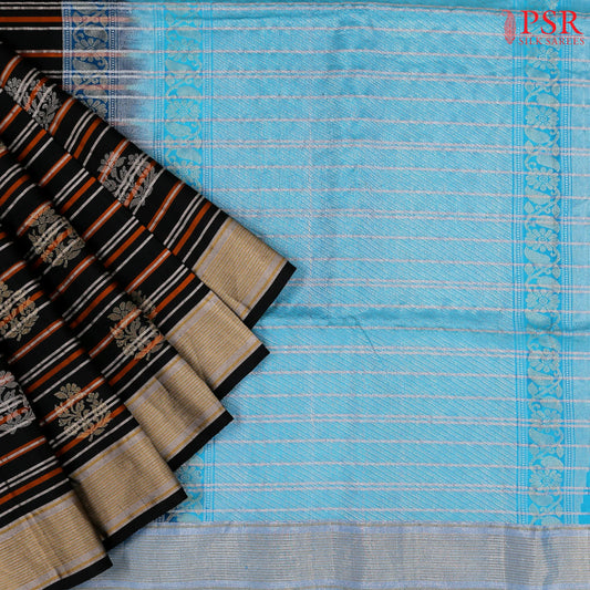 Black Soft Silk Saree