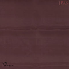 Burnt Orange Mysore Silk Saree