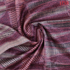 Plum Purple Kadhi Tussar Silk Saree