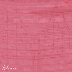 Flamingo Pink Kosa Embroidery Saree