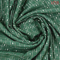 Dark Green Assam Saree