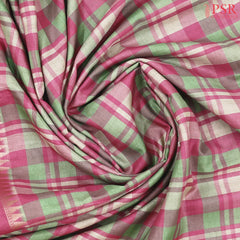 Green & Pink Semi Tussar Saree