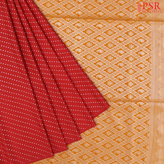 Red Soft Art Silk Saree