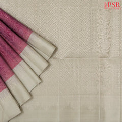 Tyrian Purple Soft Silk Saree
