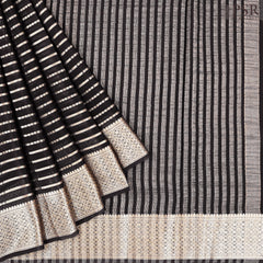 Black Semi Binny Silk Saree