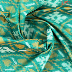Jage Viridian Patola Silk Cotton Saree
