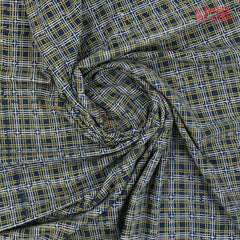 Dark Blue Ajrakh Print Running Material