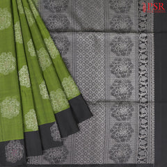 Fern Green Soft Silk Saree