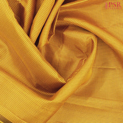 Mustard Yellow Kanchipuram Silk Saree