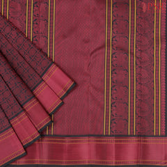 Black Kanchipuram Silk Saree