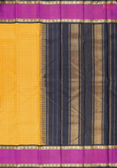 Mango Yellow Kanchipuram Silk Saree
