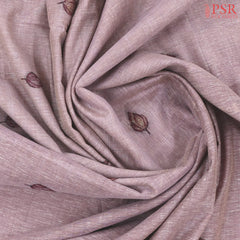 Mauve Purple Ghicha Cotton Saree