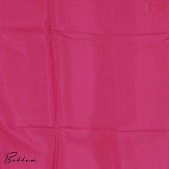 Hot Pink Semi Silk Dress Material