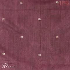 Mauve Purple Ghicha Cotton Saree