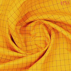 Mango Yellow Kanchipuram Silk Saree