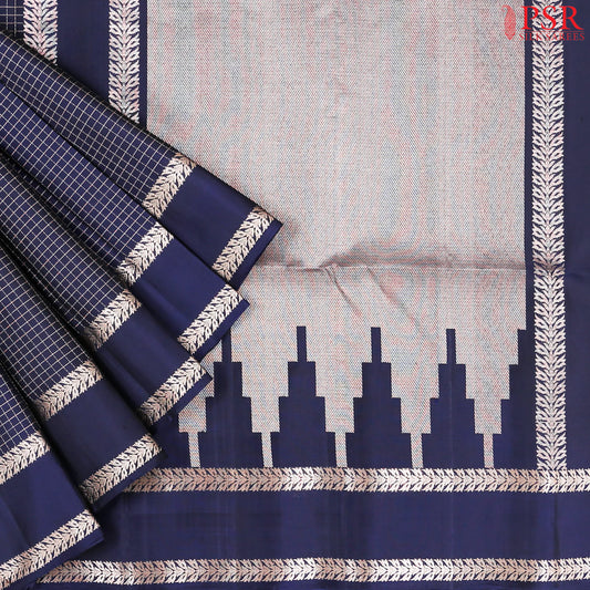 Dark Blue Soft Silk Saree