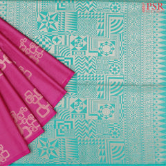 Dark Magenta Soft Art Silk Saree