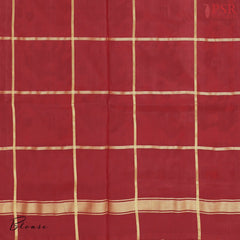 Marigold Orange Pochampally Silk Ikat Saree