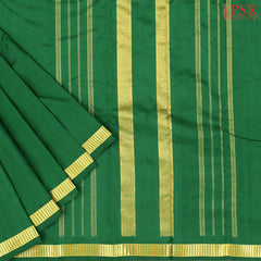 Dark Green Arani Silk Saree