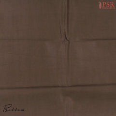 Brown Tassar Dress Material