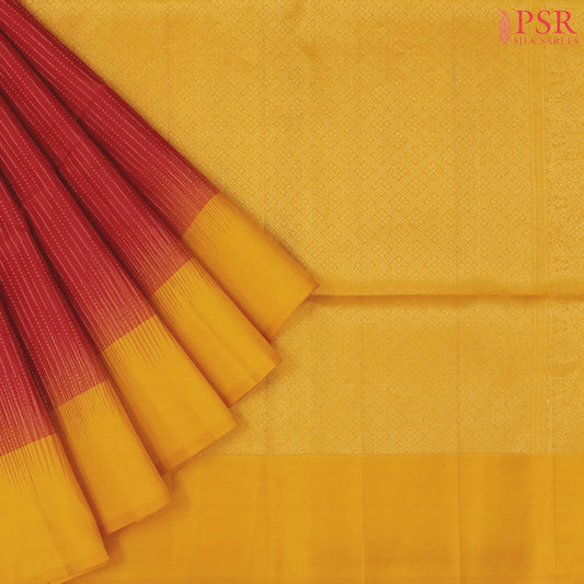 Berry Red Soft Silk Saree