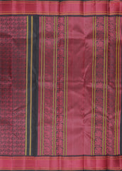 Black Kanchipuram Silk Saree