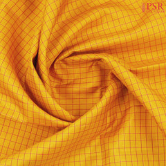 Marigold Yellow Arani Silk Saree