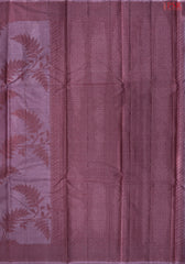 Viola Purple Banaras Tussar Silk Saree
