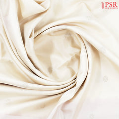 Floral White Soft Silk Saree