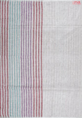 White Linen Saree