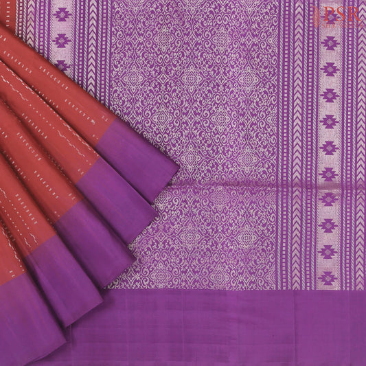 Garnet Red Soft Silk Saree