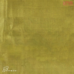 Dark Pear Banaras Tussar Silk Saree