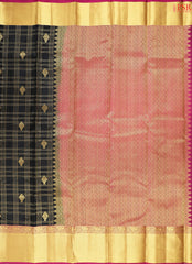 Black Fancy Kanchipuram Silk Saree