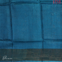 Chintamani Blue Kadhi Tussar Silk Saree