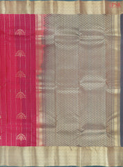 Dark Pink Fancy Kanchipuram Silk Saree