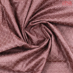 Onion Peach Banaras Tussar Silk Saree