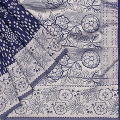 Dark Blue Georgette Saree