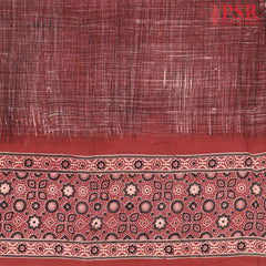 Maroon Jaipur Cotton Print Running Material